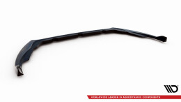 Cup Spoilerlippe Front Ansatz V.1 passend für Ford Fiesta ST / ST-line Mk8 Facelift schwarz Hochglanz