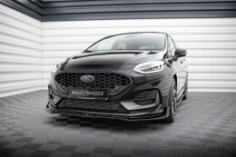 Cup Spoilerlippe Front Ansatz V.4 +Flaps für Ford Fiesta ST / ST-Line Mk8 Facelift