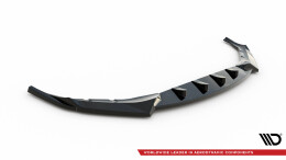 Cup Spoilerlippe Front Ansatz V.4 passend für BMW 5er M-Paket G30 / G31 schwarz Hochglanz
