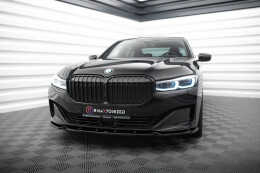 Cup Spoilerlippe Front Ansatz V.1 für BMW 7 G11 / G12 FL schwarz Hochglanz