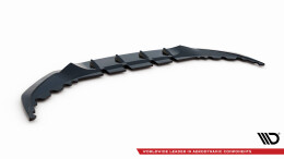 Cup Spoilerlippe Front Ansatz V.2 passend für BMW 7 G11 / G12 Facelift schwarz Hochglanz