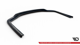 Mittlerer Cup Diffusor Heck Ansatz passend für BMW 7 G11 / G12 Facelift schwarz Hochglanz