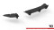 Street Pro Heckschürze Heck Ansatz Diffusor passend für Seat Ibiza FR SC Mk4 Facelift SCHWARZ
