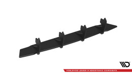 Street Pro Heckschürze Heck Ansatz Diffusor V.1 passend für Kia Stinger GT-Line Mk1 SCHWARZ