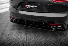 Street Pro Heckschürze Heck Ansatz Diffusor V.1 passend für Kia Stinger GT-Line Mk1 rot