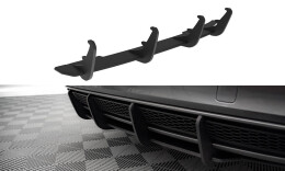 Street Pro Heckschürze Heck Ansatz Diffusor passend für Audi A4 S-Line B8 Facelift SCHWARZ