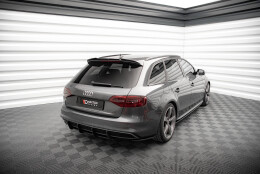 Street Pro Heckschürze Heck Ansatz Diffusor passend für Audi A4 S-Line B8 Facelift SCHWARZ