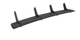 Street Pro Heckschürze Heck Ansatz Diffusor passend für Seat Leon Cupra Sportstourer Mk3 SCHWARZ