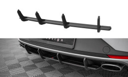 Street Pro Heckschürze Heck Ansatz Diffusor für Seat Leon Cupra Sportstourer Mk3 ROT