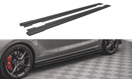 Street Pro Seitenschweller Ansatz Cup Leisten V.2 passend für Hyundai I30 N SCHWARZ