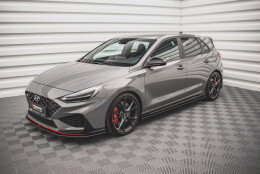 Street Pro Seitenschweller Ansatz Cup Leisten V.2 passend für Hyundai I30 N SCHWARZ
