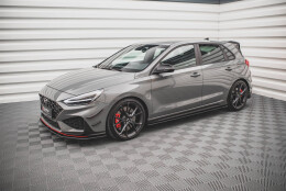 Street Pro Seitenschweller Ansatz Cup Leisten V.2 passend für Hyundai I30 N SCHWARZ