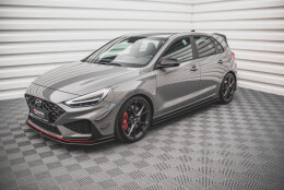 Street Pro Seitenschweller Ansatz Cup Leisten V.2 passend für Hyundai I30 N SCHWARZ