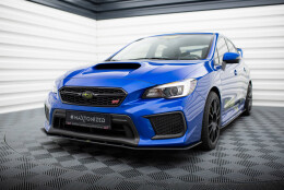 Street Pro Cup Spoilerlippe Front Ansatz passend für Subaru WRX STI Mk1 Facelift SCHWARZ