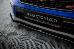 Street Pro Cup Spoilerlippe Front Ansatz passend für Subaru WRX STI Mk1 Facelift SCHWARZ