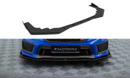 Street Pro Cup Spoilerlippe Front Ansatz passend für Subaru WRX STI Mk1 Facelift rot+ Hochglanz Flaps