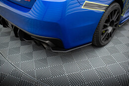 Street Pro Heck Ansatz Flaps Diffusor passend für Subaru WRX STI Mk1 SCHWARZ