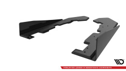 Street Pro Heck Ansatz Flaps Diffusor passend für Subaru WRX STI Mk1 rot+ Hochglanz Flaps