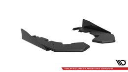 Street Pro Heck Ansatz Flaps Diffusor passend für Subaru WRX STI Mk1 rot+ Hochglanz Flaps
