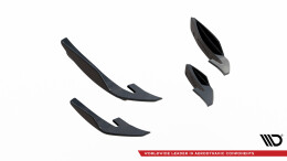 Stoßstangen Flaps Wings vorne Canards für Audi S5 / A5 S-Line Coupe / Sportback F5