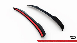 Heck Spoiler Aufsatz Abrisskante passend für Audi A4 S-Line / S4 Avant B8 Facelift schwarz Hochglanz