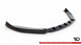 Cup Spoilerlippe Front Ansatz V.1 passend für Audi TT S / TT S-Line 8S Facelift schwarz Hochglanz