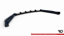 Cup Spoilerlippe Front Ansatz V.1 passend für Audi TT S / TT S-Line 8S Facelift schwarz Hochglanz