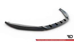Cup Spoilerlippe Front Ansatz V.2 für Audi TT S 8S Facelift schwarz Hochglanz