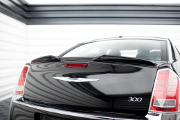 Heck Spoiler Aufsatz Abrisskante 3D passend für Chrysler 300 Mk2 schwarz Hochglanz