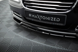 Cup Spoilerlippe Front Ansatz passend für Chrysler 300 Mk2 schwarz Hochglanz