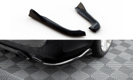 Heck Ansatz Flaps Diffusor passend für Chrysler 300 Mk2 schwarz Hochglanz