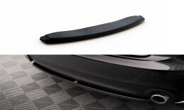 Mittlerer Cup Diffusor Heck Ansatz passend für Audi A6 Avant / Limousine C7 schwarz Hochglanz