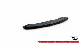 Mittlerer Cup Diffusor Heck Ansatz passend für Audi A6 Avant / Limousine C7 schwarz Hochglanz