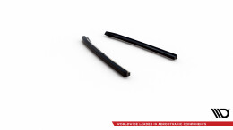 Heck Ansatz Flaps Diffusor V.2 passend für Audi A6 Avant / Limousine C7 schwarz Hochglanz