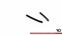 Heck Ansatz Flaps Diffusor V.2 passend für Audi A6 Avant / Limousine C7 schwarz Hochglanz