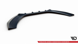 Cup Spoilerlippe Front Ansatz V.2 passend für Audi A6 C7 schwarz Hochglanz