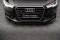 Cup Spoilerlippe Front Ansatz V.2 für Audi A6 C7 schwarz Hochglanz