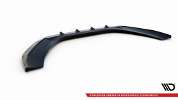 Cup Spoilerlippe Front Ansatz V.3 passend für Audi A6 C7 schwarz Hochglanz