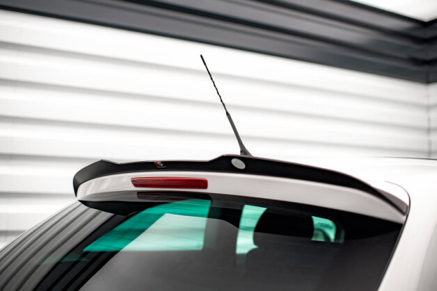 Heck Spoiler Aufsatz Abrisskante passend für Seat Ibiza FR SC Mk4 Facelift schwarz Hochglanz