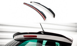 Heck Spoiler Aufsatz Abrisskante für Seat Ibiza FR SC Mk4 Facelift schwarz Hochglanz