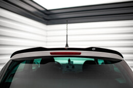 Heck Spoiler Aufsatz Abrisskante für Seat Ibiza FR SC Mk4 Facelift schwarz Hochglanz