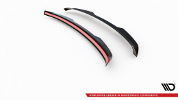 Heck Spoiler Aufsatz Abrisskante passend für Seat Ibiza FR SC Mk4 Facelift schwarz Hochglanz