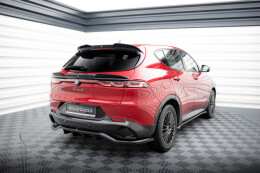 Unterer Heck Spoiler Aufsatz Abrisskante 3D für Alfa Romeo Tonale Mk1 schwarz Hochglanz