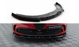 Cup Spoilerlippe Front Ansatz V.2 für Alfa Romeo Tonale Mk1 schwarz Hochglanz