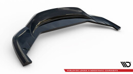 Mittlerer Cup Diffusor Heck Ansatz DTM Look passend für Alfa Romeo Tonale Mk1 schwarz Hochglanz