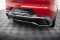 Mittlerer Cup Diffusor Heck Ansatz DTM Look für Alfa Romeo Tonale Mk1 schwarz Hochglanz