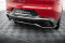 Mittlerer Cup Diffusor Heck Ansatz DTM Look passend für Alfa Romeo Tonale Mk1 schwarz Hochglanz