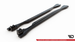 Street+ Seitenschweller Leisten passend für Alfa Romeo Tonale Mk1 schwarz Hochglanz