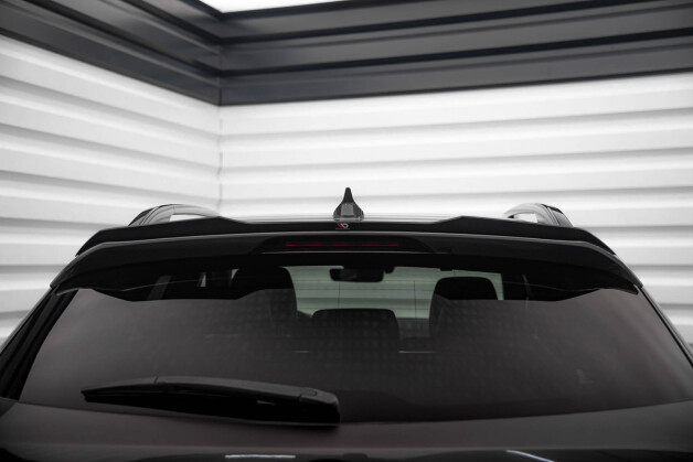 Heck Spoiler Aufsatz Abrisskante passend für Mazda 6 Kombi Mk3 Facelift schwarz Hochglanz