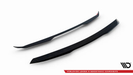 Heck Spoiler Aufsatz Abrisskante passend für Mazda 6 Kombi Mk3 Facelift schwarz Hochglanz